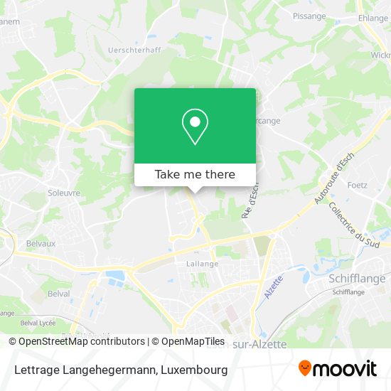 Lettrage Langehegermann map