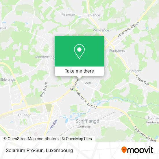 Solarium Pro-Sun map