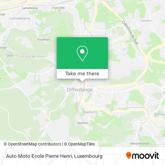 Auto Moto Ecole Pierre Henri map