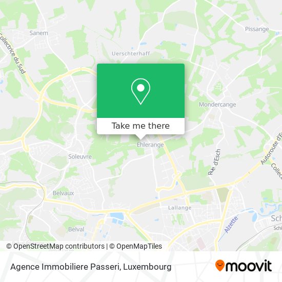 Agence Immobiliere Passeri map