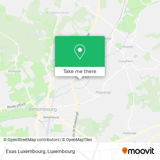 Esas Luxembourg map