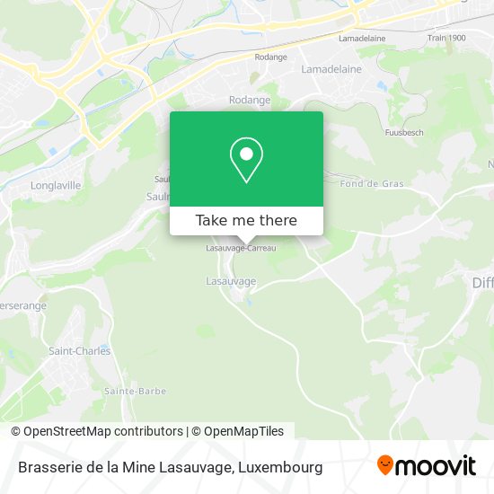 Brasserie de la Mine Lasauvage map