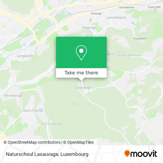 Naturschoul Lasauvage map