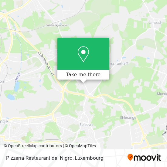 Pizzeria-Restaurant dal Nigro map