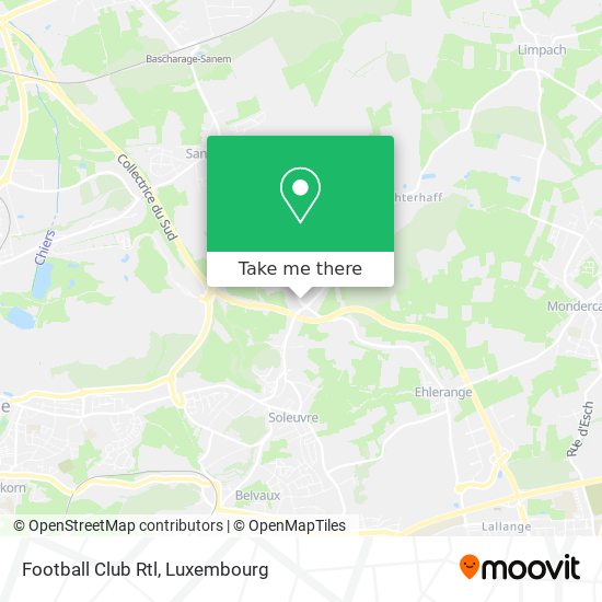 Football Club Rtl map