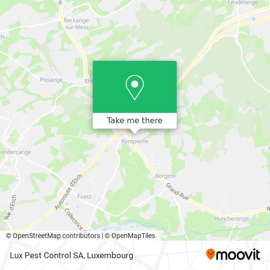Lux Pest Control SA map