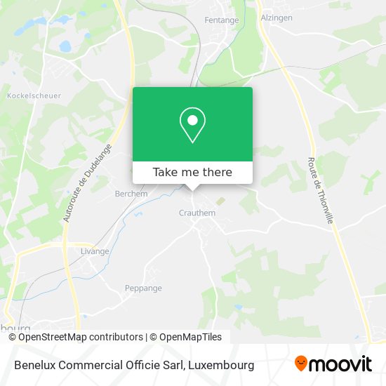 Benelux Commercial Officie Sarl map