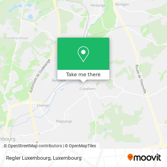 Regler Luxembourg map