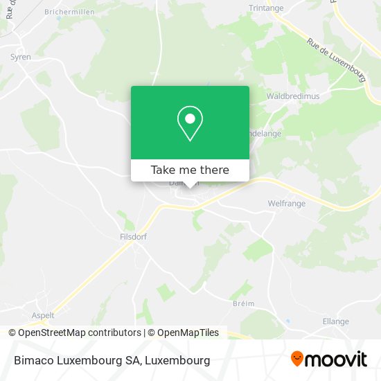 Bimaco Luxembourg SA map