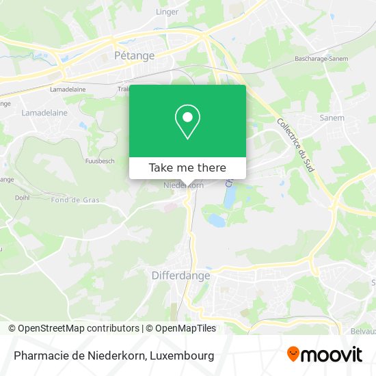 Pharmacie de Niederkorn map