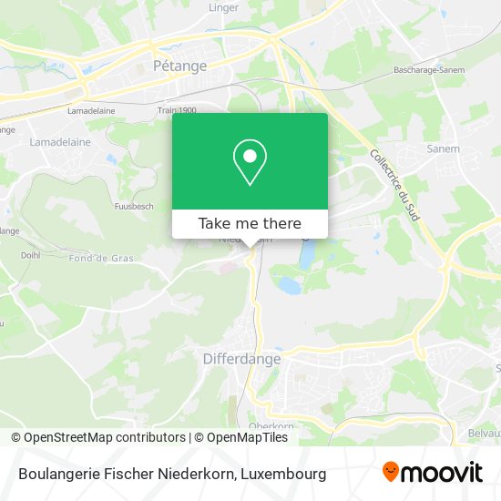 Boulangerie Fischer Niederkorn map