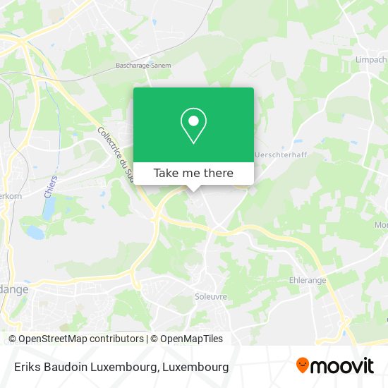 Eriks Baudoin Luxembourg map