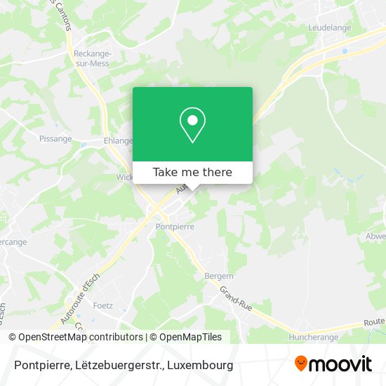 Pontpierre, Lëtzebuergerstr. map
