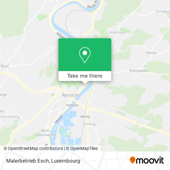 Malerbetrieb Esch map