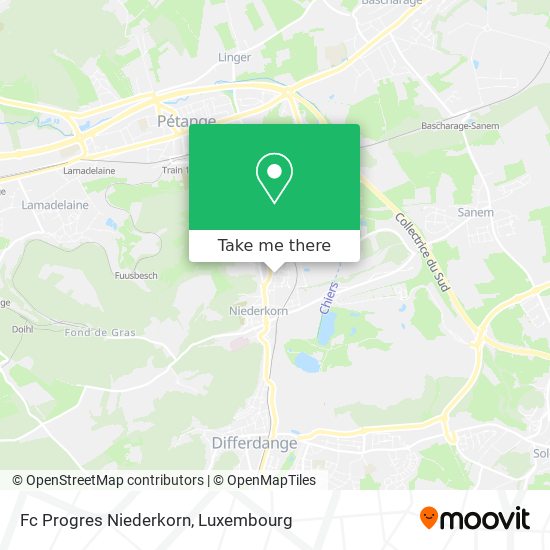 Fc Progres Niederkorn map