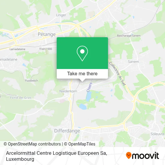 Arcelormittal Centre Logistique Europeen Sa map