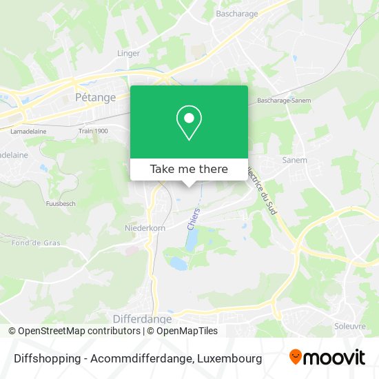 Diffshopping - Acommdifferdange map