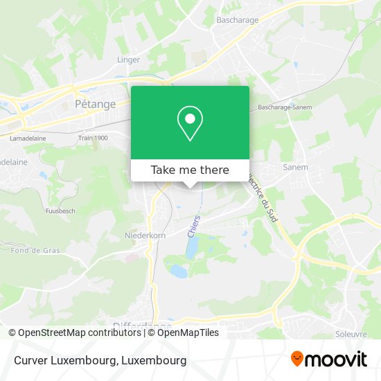 Curver Luxembourg map
