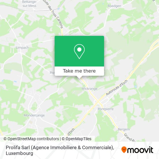 Prolifa Sarl (Agence Immobiliere & Commerciale) map