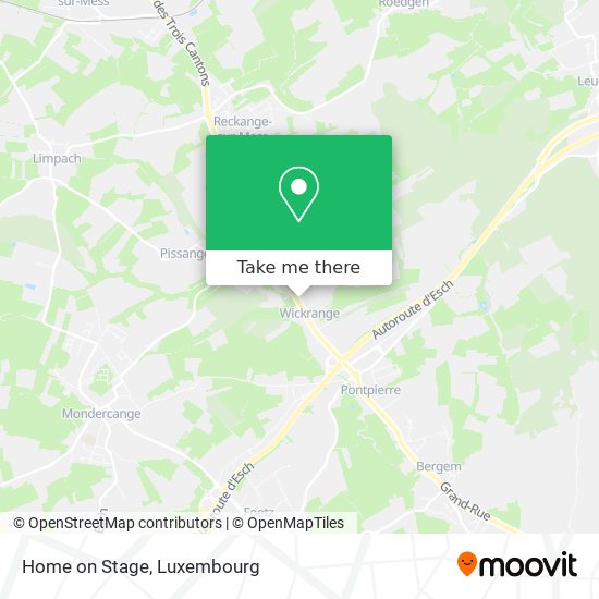Home on Stage map