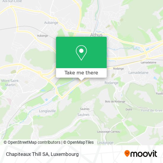 Chapiteaux Thill SA map