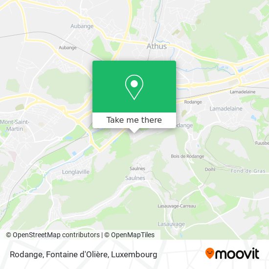 Rodange, Fontaine d'Olière map