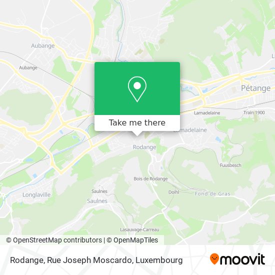 Rodange, Rue Joseph Moscardo map
