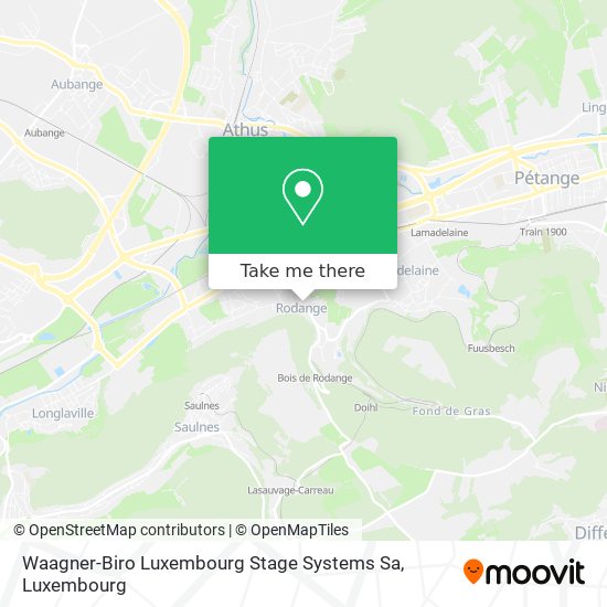 Waagner-Biro Luxembourg Stage Systems Sa map