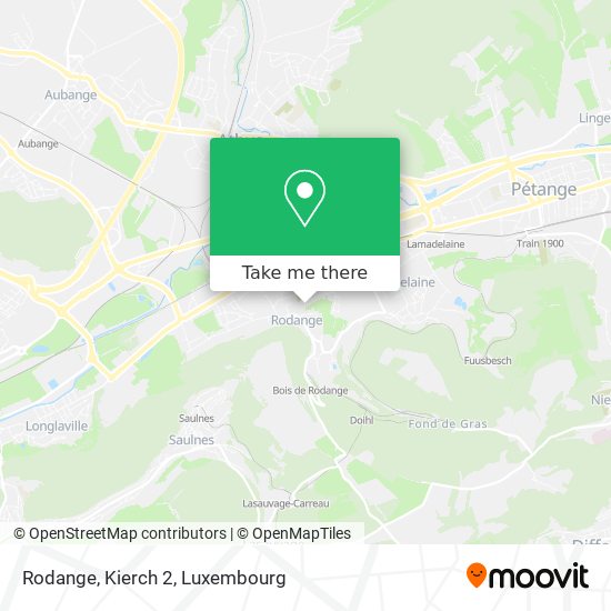 Rodange, Kierch 2 map