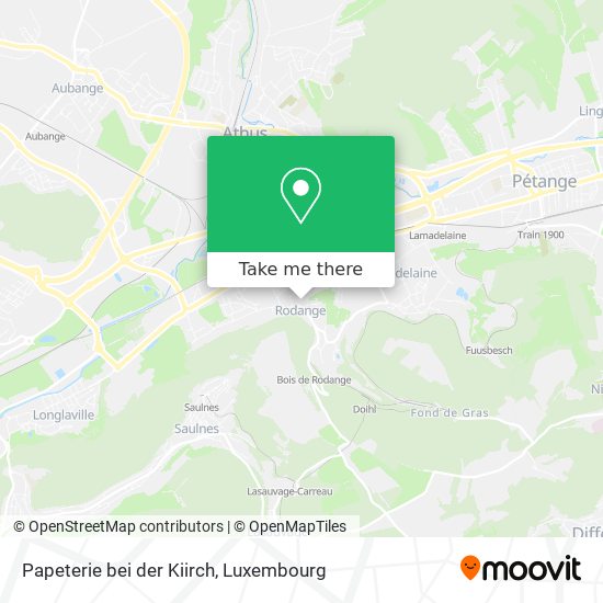 Papeterie bei der Kiirch map