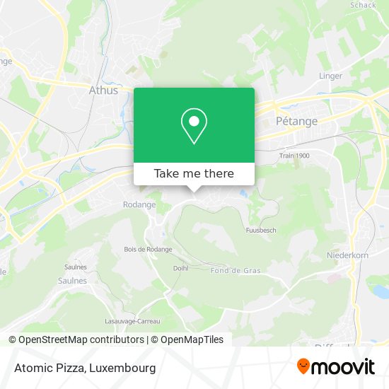Atomic Pizza map