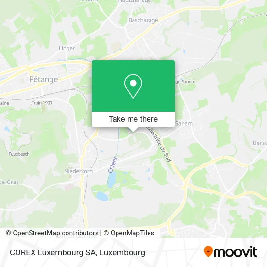 COREX Luxembourg SA map