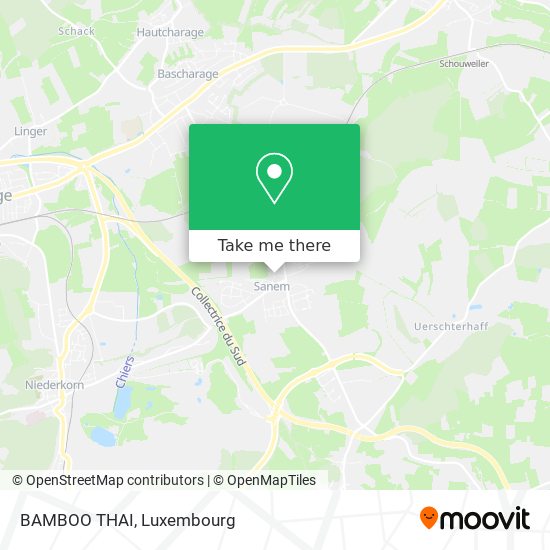 BAMBOO THAI map