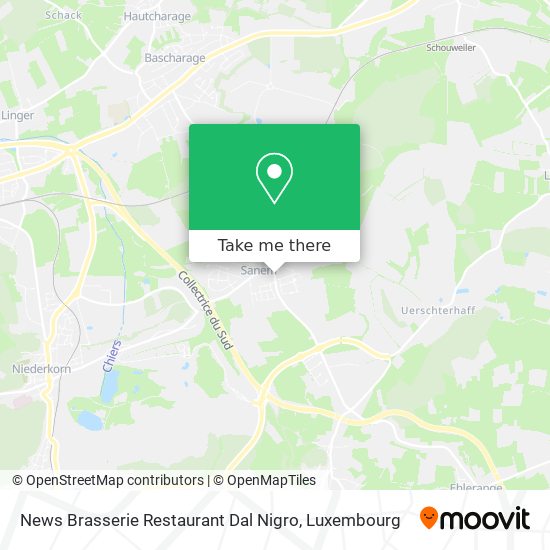 News Brasserie Restaurant Dal Nigro map