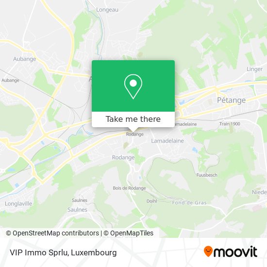 VIP Immo Sprlu map