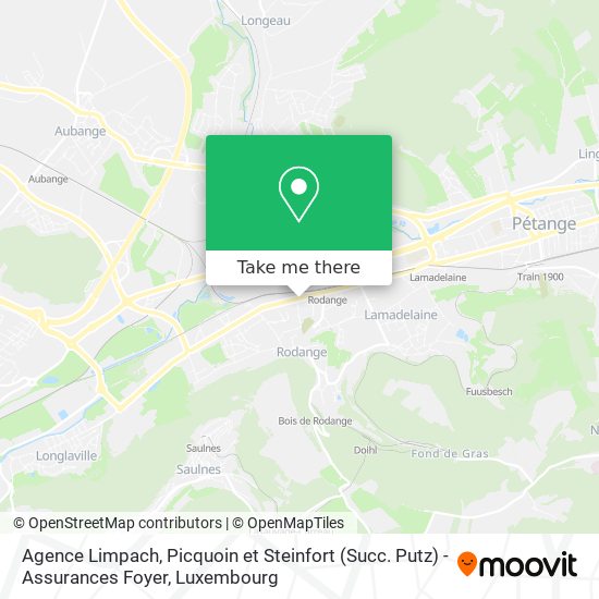 Agence Limpach, Picquoin et Steinfort (Succ. Putz) - Assurances Foyer map