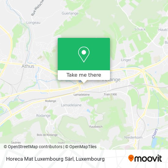 Horeca Mat Luxembourg Sàrl map
