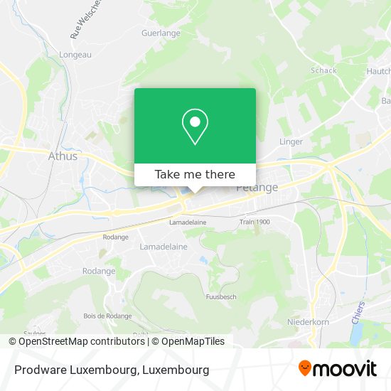 Prodware Luxembourg Karte