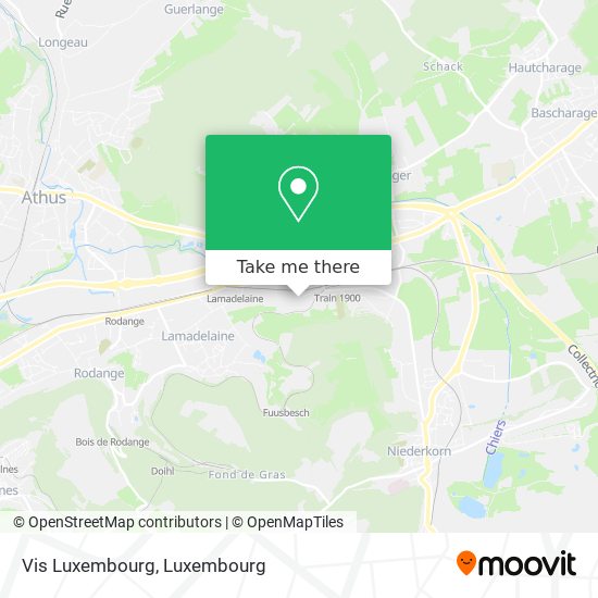 Vis Luxembourg Karte