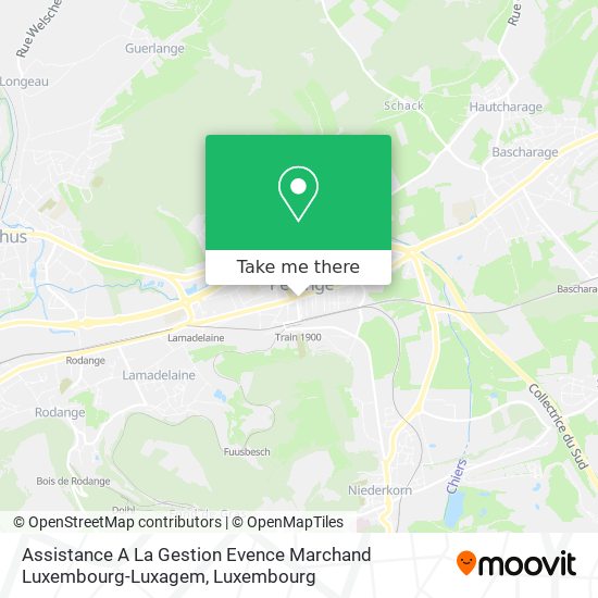 Assistance A La Gestion Evence Marchand Luxembourg-Luxagem map