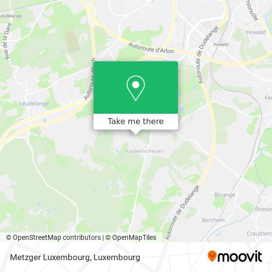 Metzger Luxembourg Karte