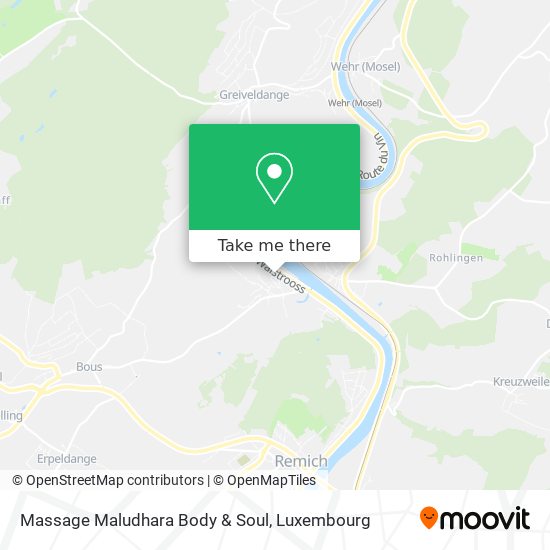Massage Maludhara Body & Soul map