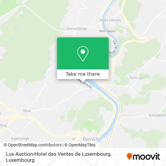 Lux-Auction-Hotel des Ventes de Luxembourg Karte