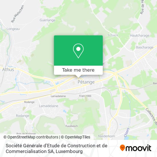 Société Générale d'Etude de Construction et de Commercialisation SA map