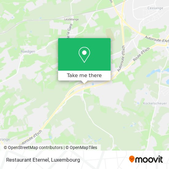 Restaurant Eternel map