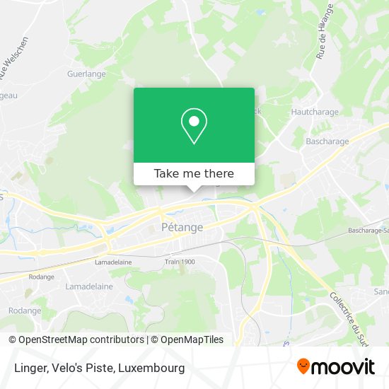 Linger, Velo's Piste map