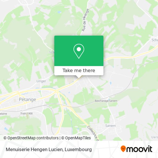 Menuiserie Hengen Lucien map