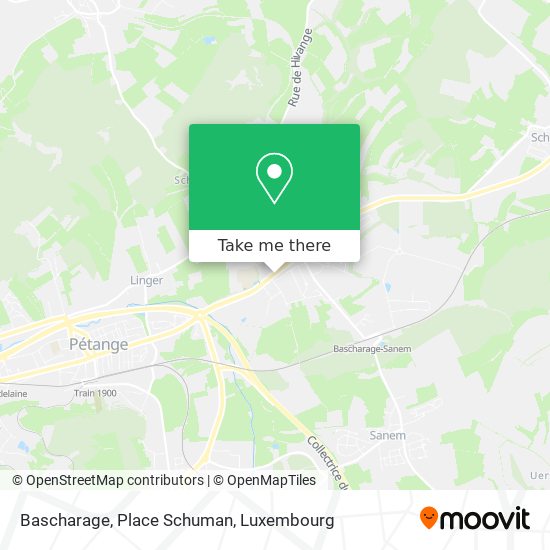 Bascharage, Place Schuman map