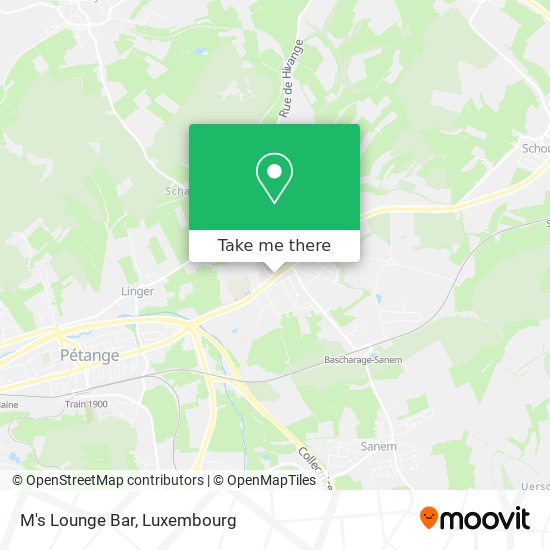 M's Lounge Bar map