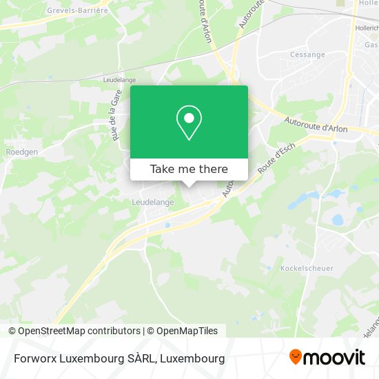 Forworx Luxembourg SÀRL map